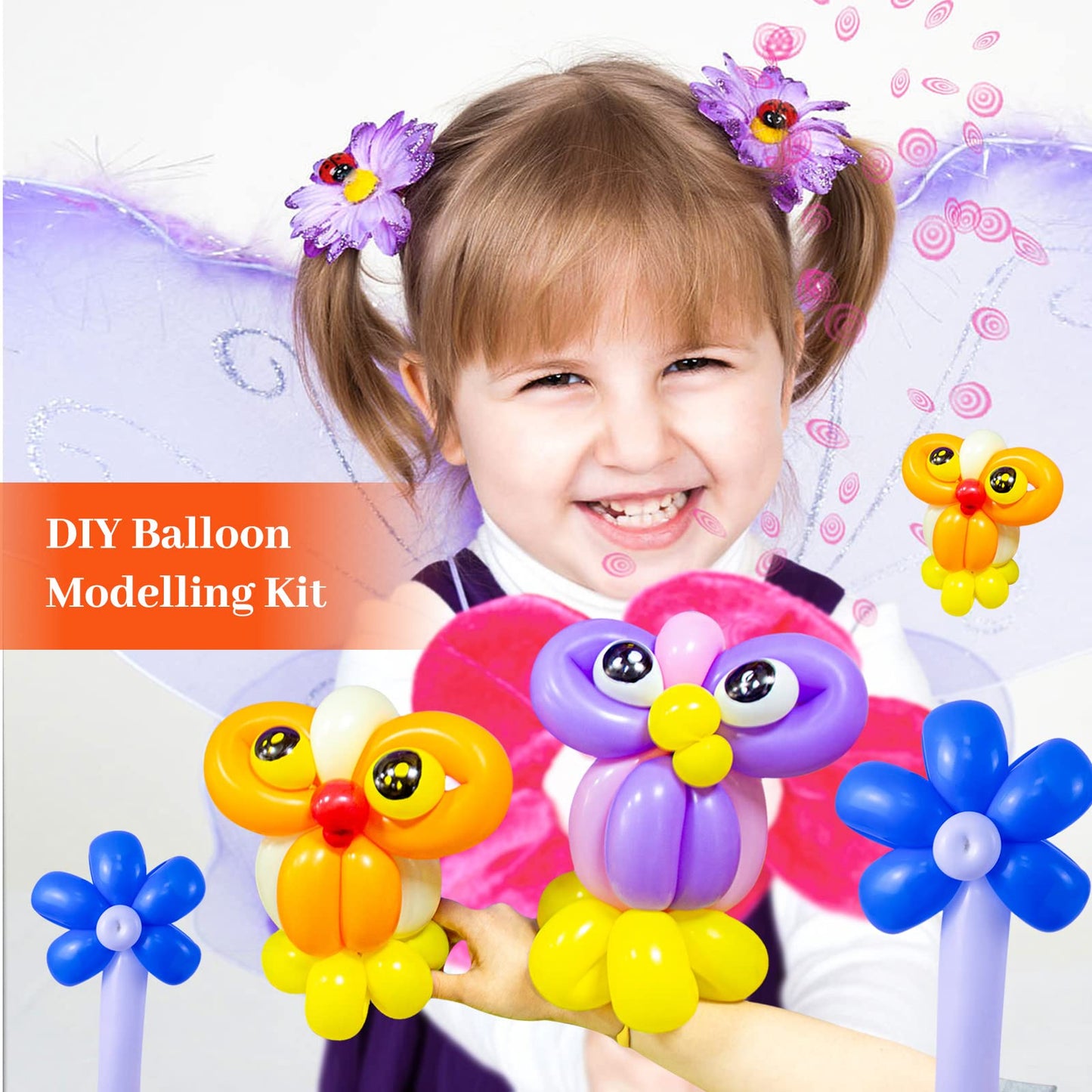 Shiny Thick Latex Blue Balloons - 260 Long for Balloon Animals