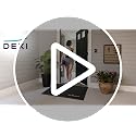 Welcome Grey Front Door Mat 36x60 Rubber Entry Doormat - Outside Entrance