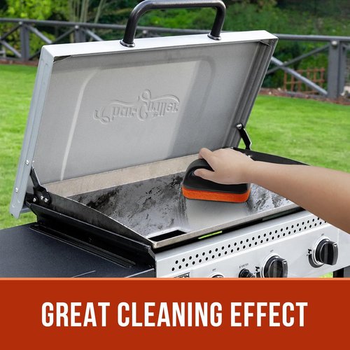 Blackstone 6-Piece Griddle Cleaning Kit - Non-Scratch Scouring Pads with 5 Scrubber Pads & Handle