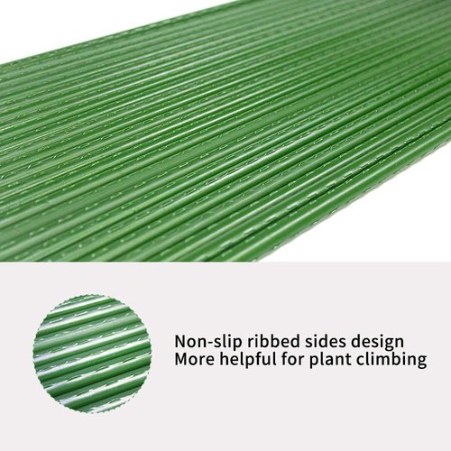 Growsun 4ft Metal Garden Stakes - Durable Plastic Coated Plant Supports for Tomatoes & Climbing Plants | 25 Pack