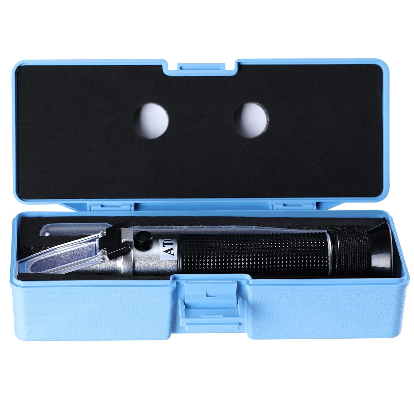 Optics Alcohol Refractometer Automatic Temperature Compensation Alcohol Meter 0~80% v/v Spirit Alcohol Content Measurement Tool Tester for Alcohol Liquor Production, Ethanol with Water Winemakers