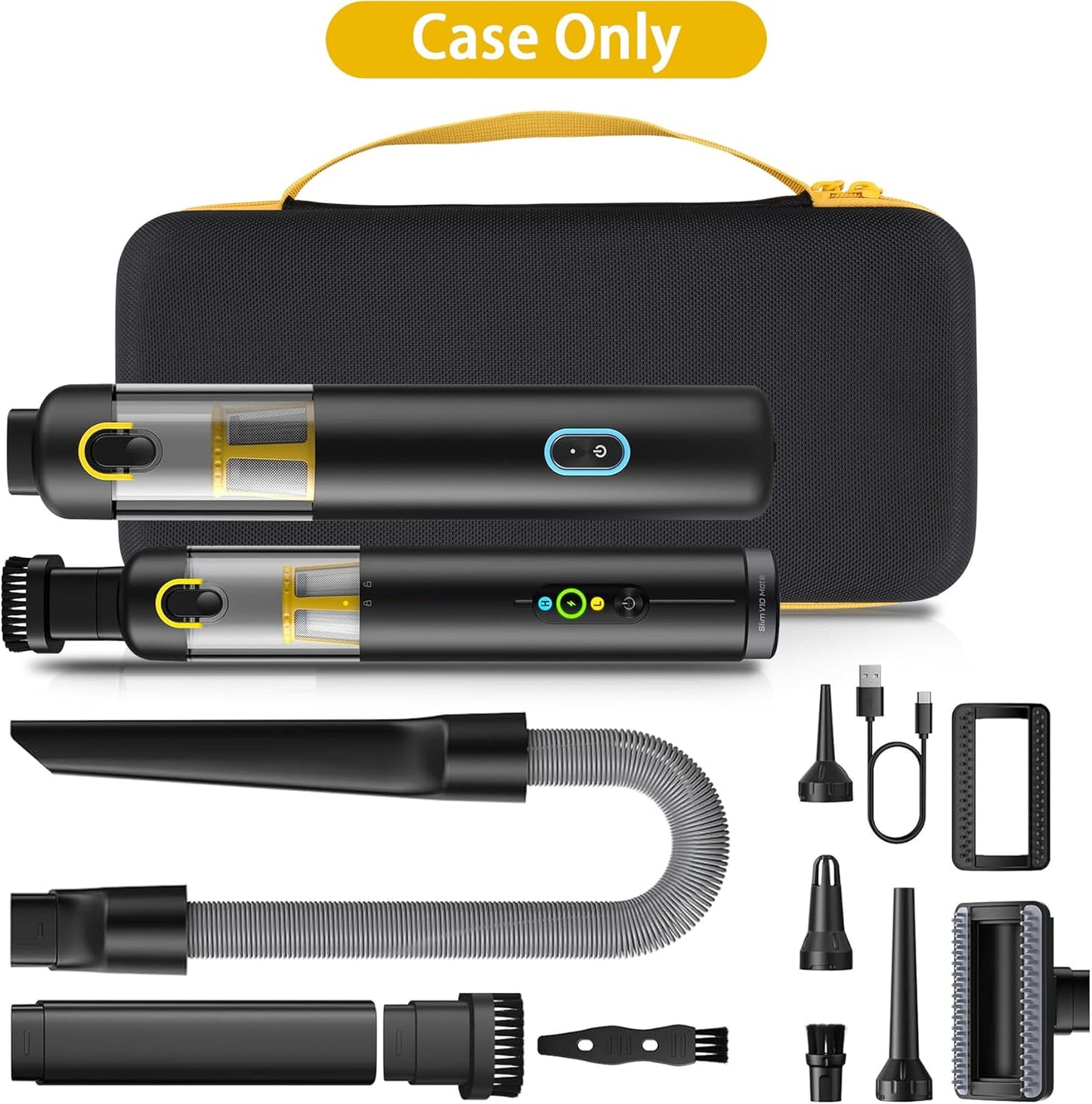 Aenllosi Hard Case for Fanttik V8/V10 Car Vacuum | Durable Organizer for Apex & Slim Models