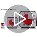 Kids Visual Timer 12 Inch Black & Red 60-Minute Desk & Classroom Clock with Dry Erase Card
