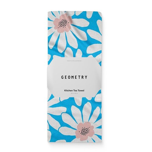 GEOMETRY Spring Kitchen Towels - Quick Dry Microfiber Cloth Spring & Summer Dish Towels for Kitchen Drying - Premium Quick Dry Towel - Sweet Spring, 18" x 30" - 1-Pack