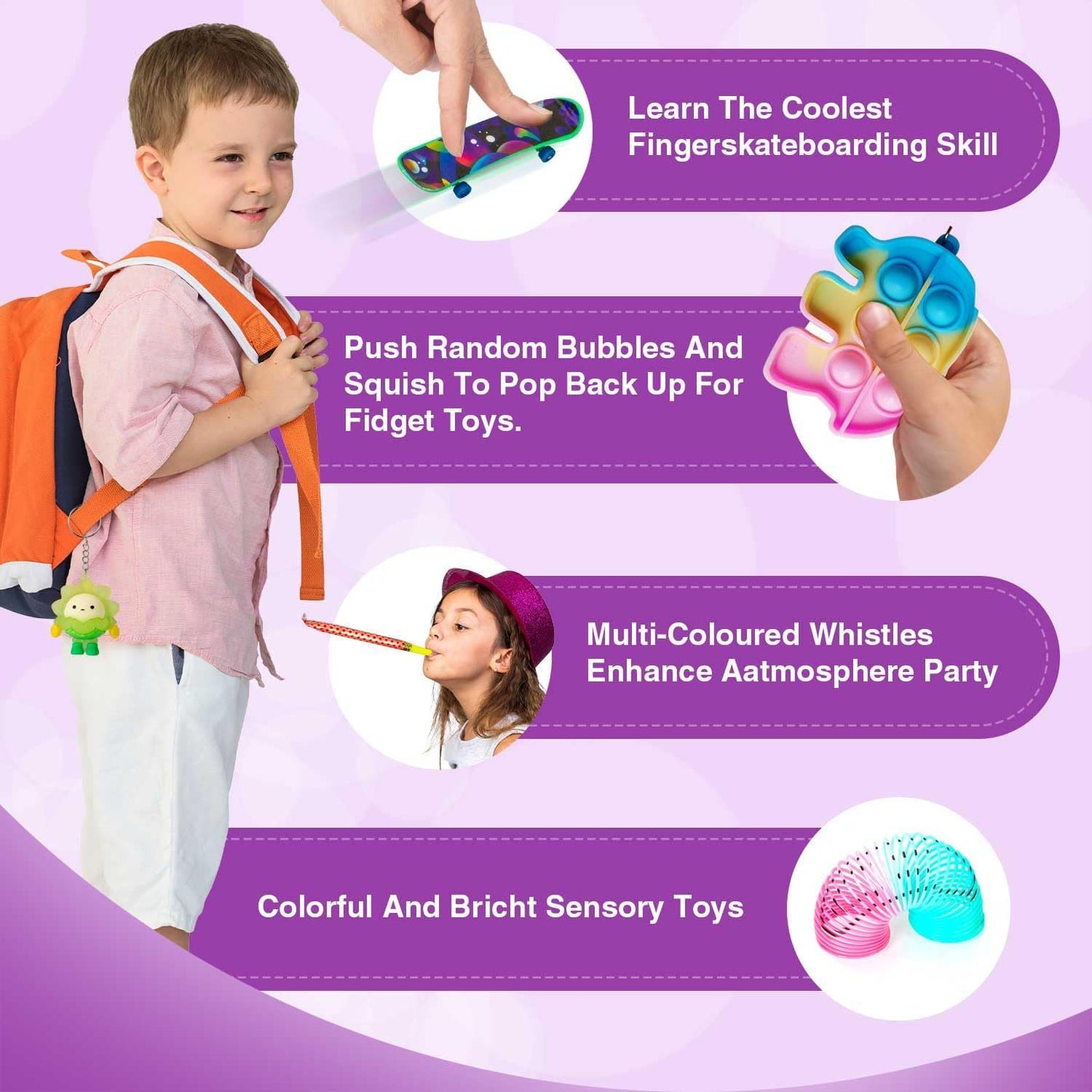 Party Favors for Kids | 179 Pcs Goodie Bags Stuffers - Fun Pinata & Treasure Box Toys