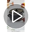 Black+Decker 7-Quart Chalkboard Slow Cooker - Standard Model with Lid Holder and 3 Settings