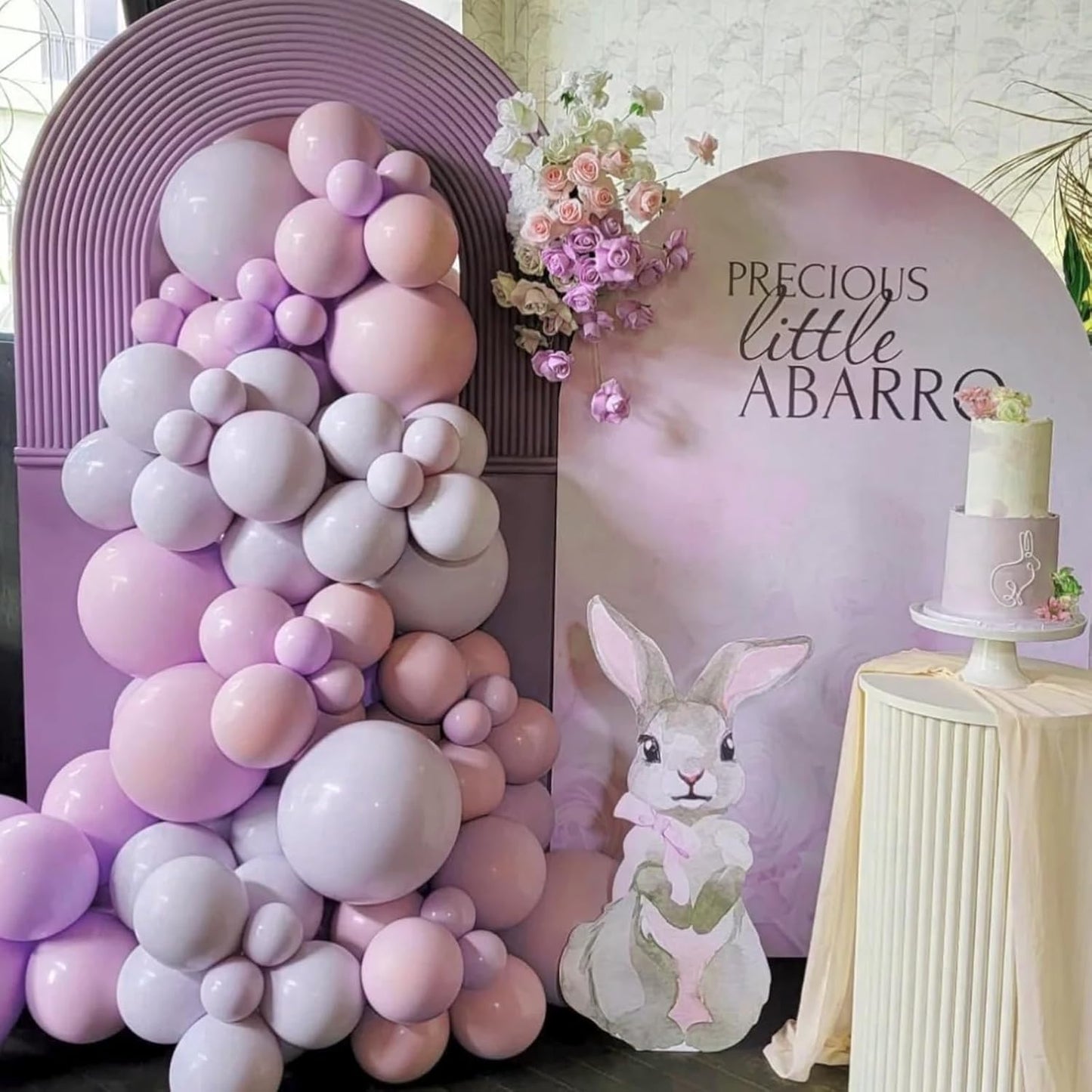 Voircoloria Lilac Balloon Garland Kit - 90-Pack of 5-18 Inch Balloons for Weddings, Birthdays & Parties