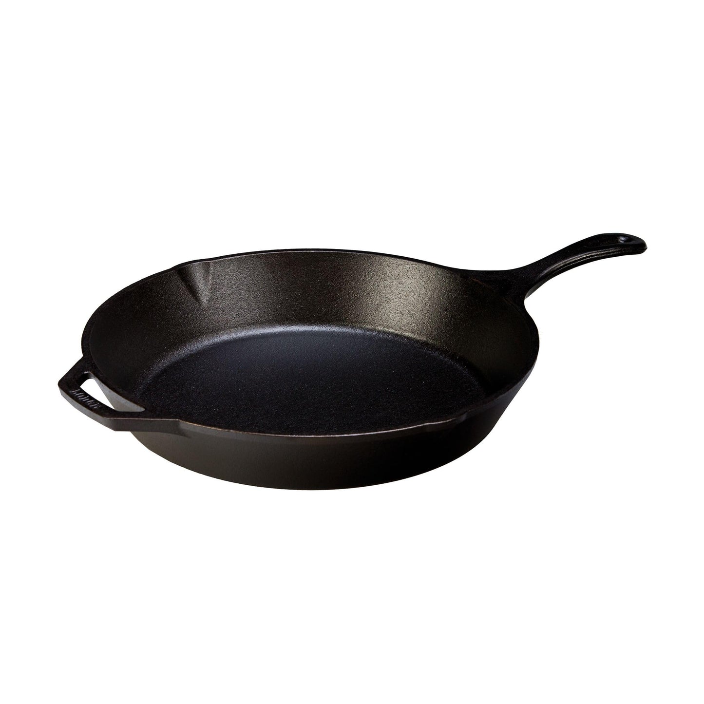 Lodge Seasoned Cast Iron Skillet - PFAS-Free, Non-Toxic Cookware - Use with an Oven, Stove, Grill, or Campfire - Naturally Non-Stick & Oven Safe - 13.25 Inches