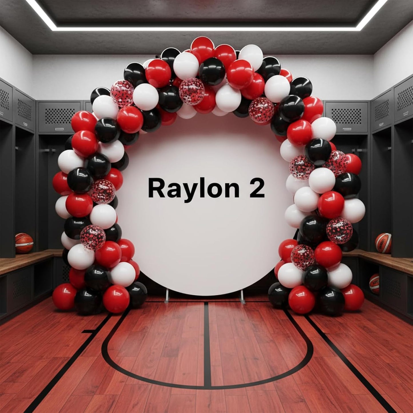 Red and Black Balloons - 60PCS 12 Inch Metallic Confetti Balloons for Birthday & Wedding Decor