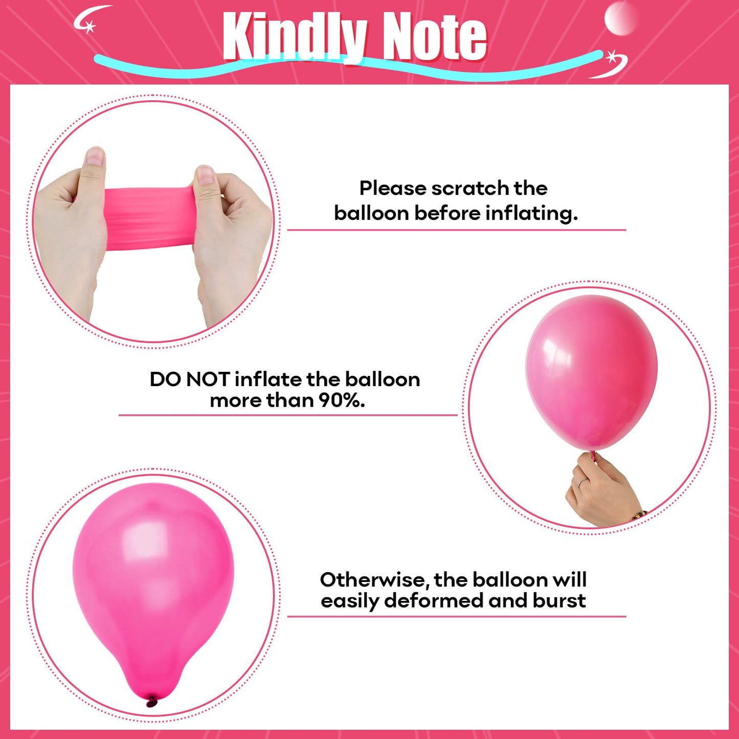 HILAVO Pink and Purple Balloons, 60PCS 12Inch Purple Pink Teal Blue Balloons and Gold Birthday Balloon for Girls Princess Birthday Mermaid Baby Shower Party Decorations