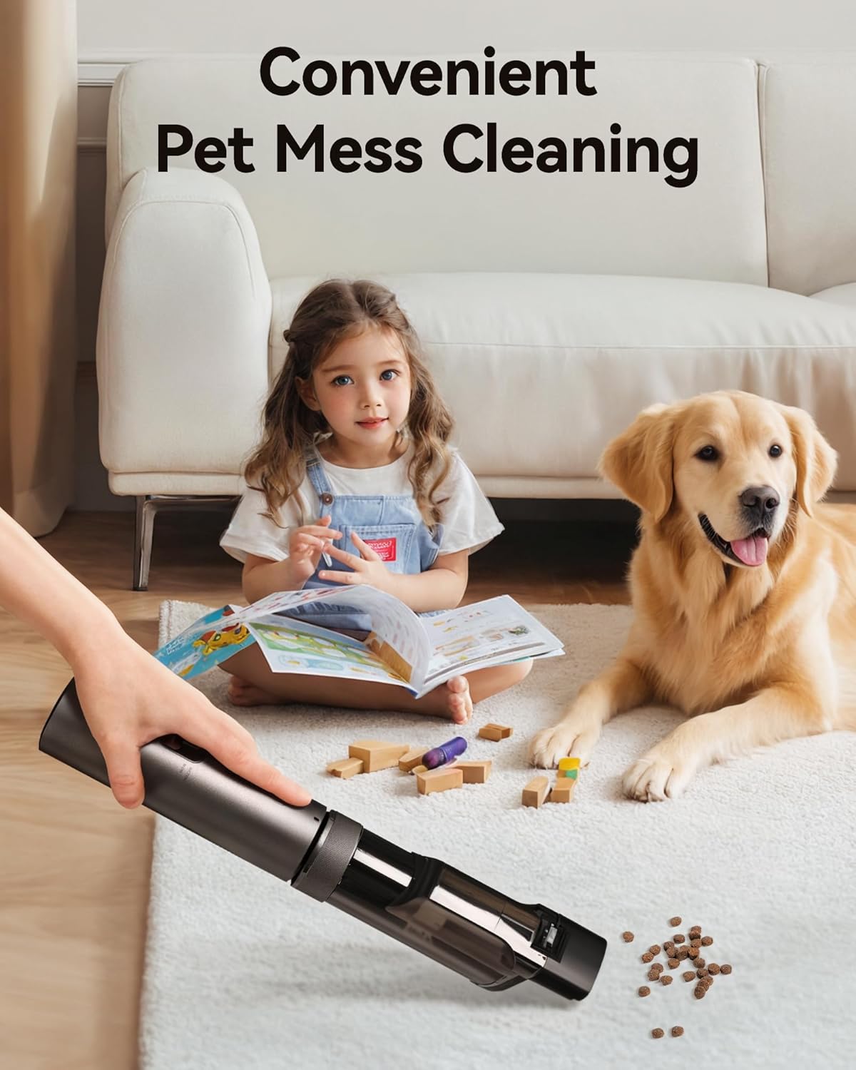 REDTIGER Cordless Car Vacuum - 21000PA Portable Handheld Cleaner with 70 Min Runtime | Lightweight 4-in-1 Design