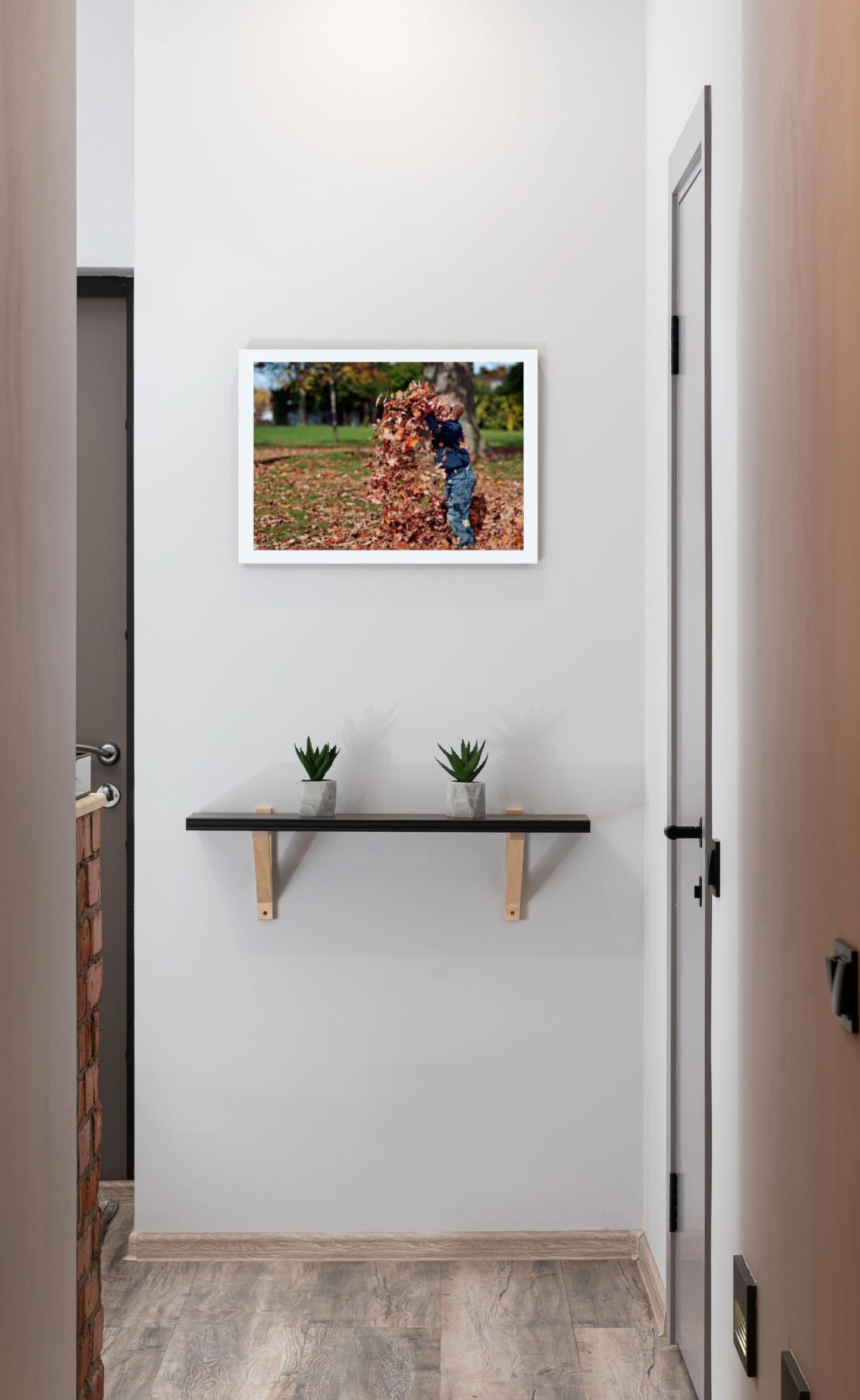 Frame Amo White 18x28 Picture or Poster Frame, 1 inch Wide Border, Smooth Finish, Acrylic Front