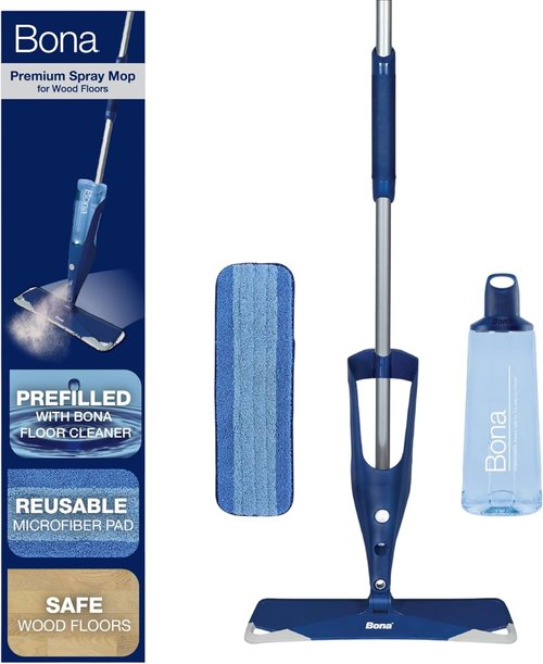 Bona Hardwood Floor Spray Mop - Premium Cleaning Solution for Easy Maintenance | Versatile Design