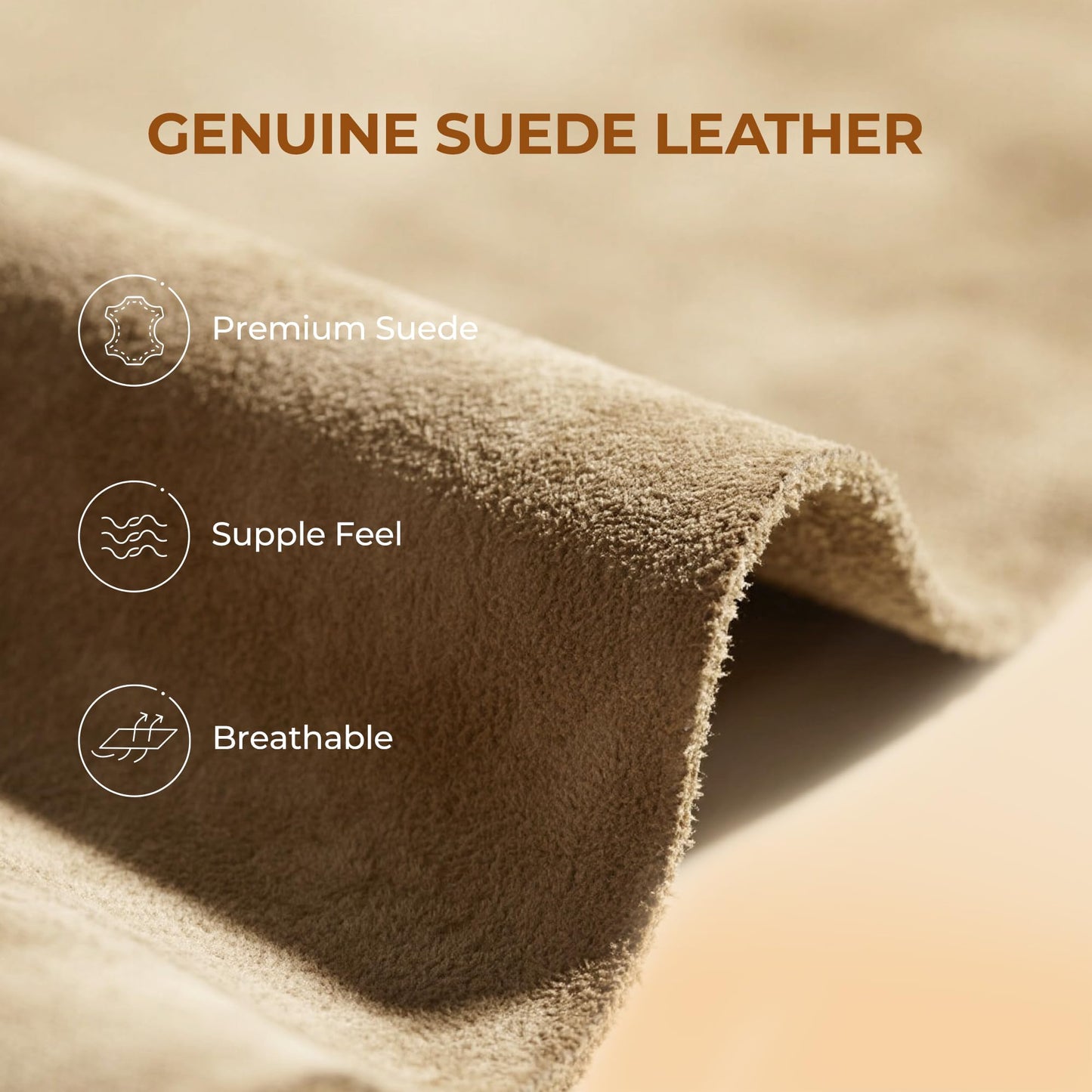 DREAM PAIRS Ankle Winter Mini Boots for Women Genuine Suede Faux Fur Lining Water Resistant Warm Snow Boots Slip On Memory Foam Comfort Booties FuzzyClassic,Size 6,Sand,SDSB2405W