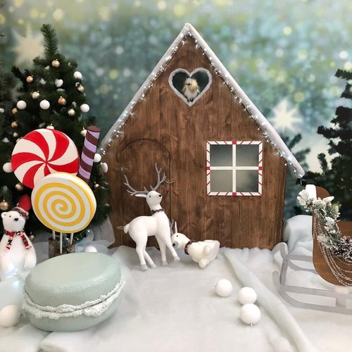 CFOFT Faux Snow Blanket - Thick, Soft Christmas Village Decoration | 3 x 8 FT White Snow Roll