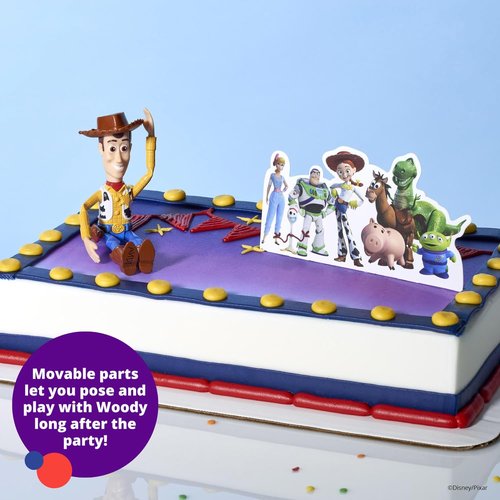 DecoSet® Toy Story 4 Cake Topper - 2-Piece Decoration Set for Fun and Playful Cakes