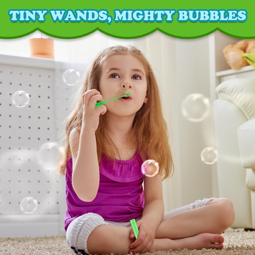Bubbles Party Favors Supplies for Kids,20-300 Pack Mini Bubble Wand Toy for Toddler, Small Goodie Bag Stuffer Camping Outdoor, Preschool Kindergarten Graduation End of The Year School Students Gifts