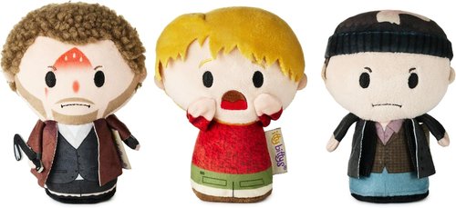 Hallmark Itty Bittys Home Alone Plush Toys - Set of 3 (Kevin, Marv & Harry) | Perfect Gift for Kids & Collectors