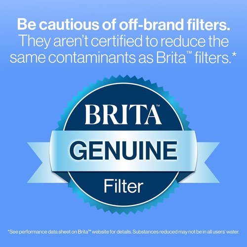 Brita Large Water Filter Pitcher - BPA-Free 10-Cup Capacity with SmartLight Indicator | Includes 1 Filter