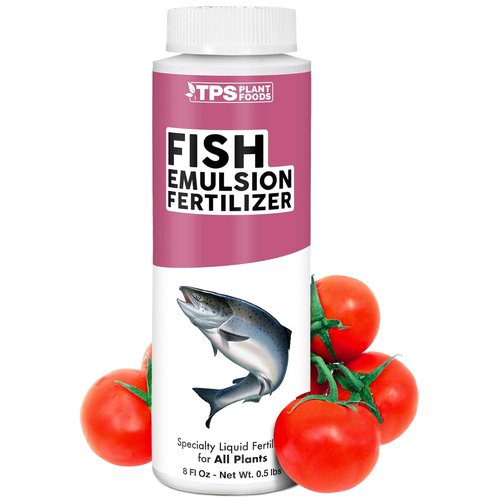Fish Emulsion Fertilizer - Liquid Salmon Supplement for Rapid Nutrient Uptake & Vibrant Growth, 8 oz
