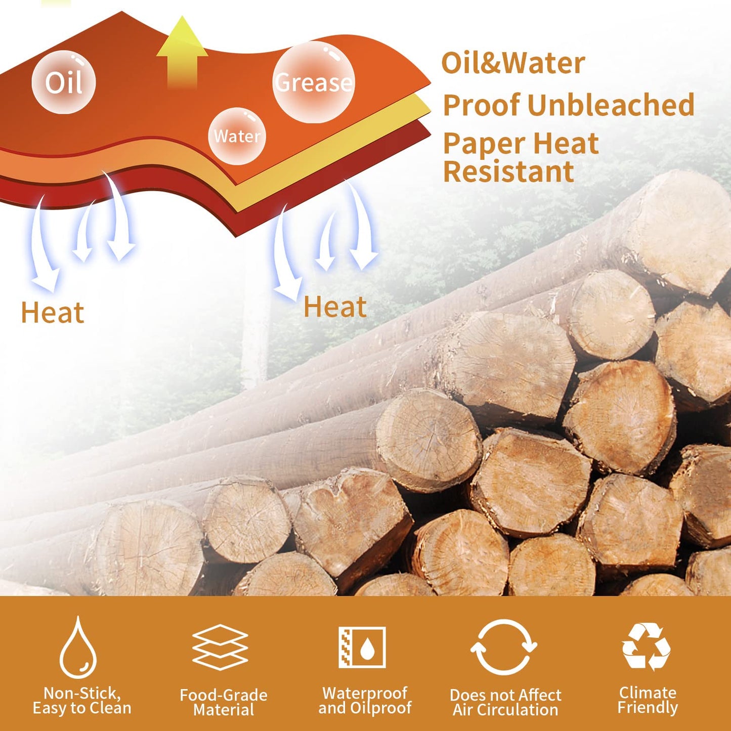 Air Fryer Liners Disposable for Ninja Dual Air Fryer,150PCS Rectangle Air Fryer Accessories,Baking Parchment Paper Liners for Ninja DZ201 /401