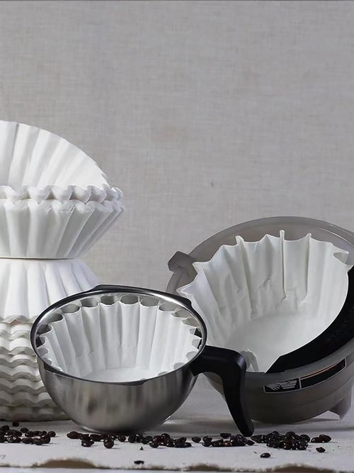 12-Cup Commercial Coffee Filters - Premium All-Natural Large Filters (9¾ Inch x 4¼ Inch) | 300 Pack