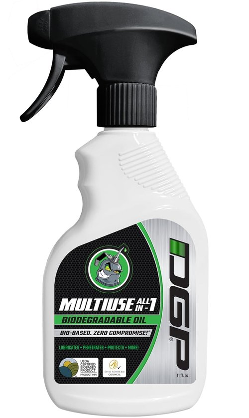 DGP Eco-Friendly Tool Lubricant Set - Biodegradable Plant-Based Oils for Chainsaws & Trimmers | 32oz Bar & Chain, 8oz Trimmer, 11oz Penetrating Oil