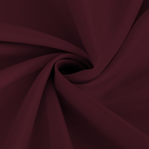 Fitable 6 Pack Burgundy Round Table Clothes - 70 Inches in Diameter - Stain Resistant and Washable Tablecloths, Polyester Fabric Table Covers for Wedding, Party, Banquet, Gathering