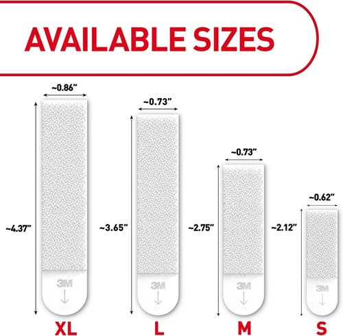 Command XL Heavyweight Picture Hanging Strips - 20 lb Capacity, 32 Pairs, Damage-Free Wall Hangers for Home Decor