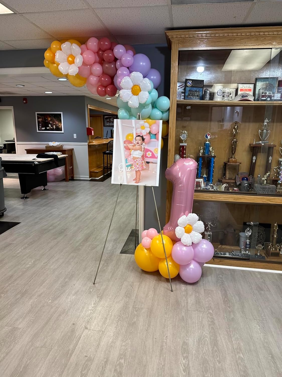 Number Balloons - 40 Inch Pink 1st Birthday Balloons for Girls & Boys | Perfect for Baby Showers & Photo Shoots