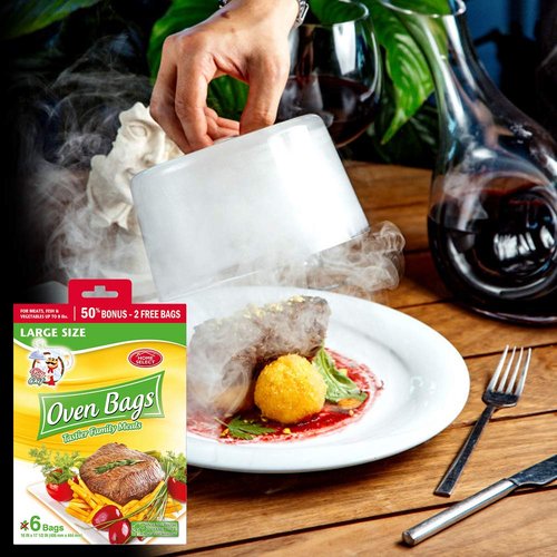 Home Select 10750-4 Oven Bags with 2 Bonus Bags (6 total)