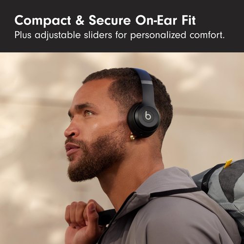 Beats Solo 4 - Wireless Bluetooth Headphones with 50-Hour Battery Life | Ultra-Lightweight Comfort - Matte Black