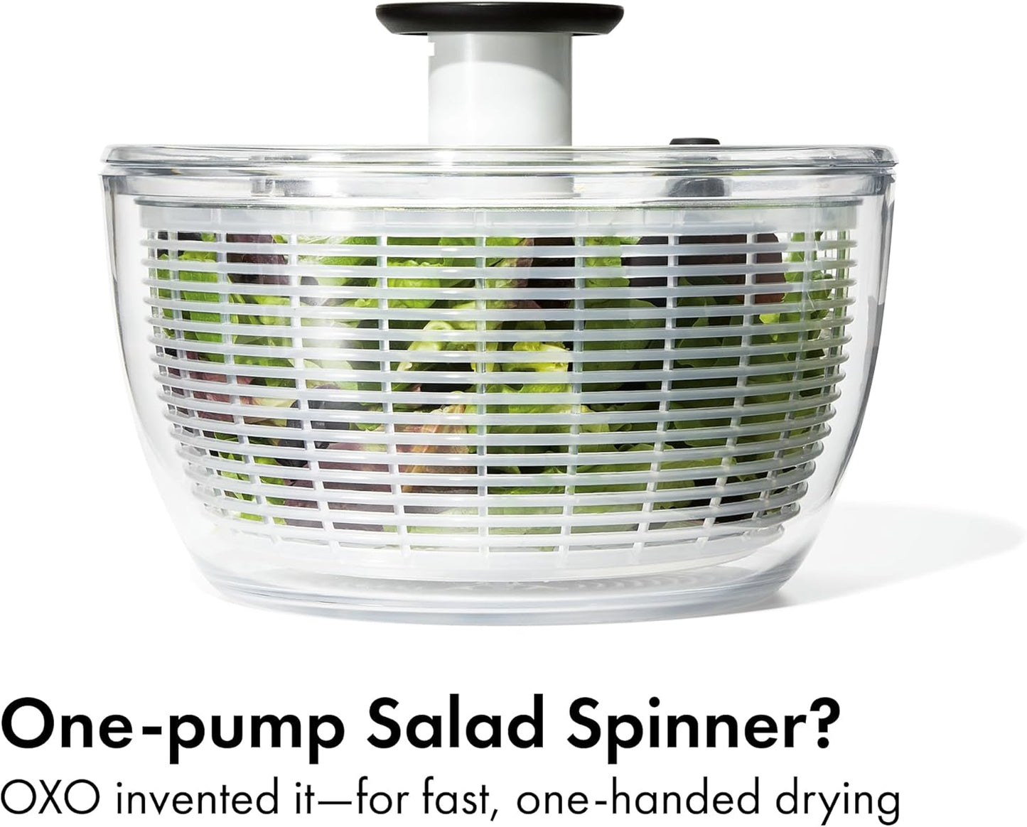 OXO Good Grips Salad Spinner - Efficient Lettuce & Fruit Washer | 6.22 Quart Capacity for Easy Cleaning