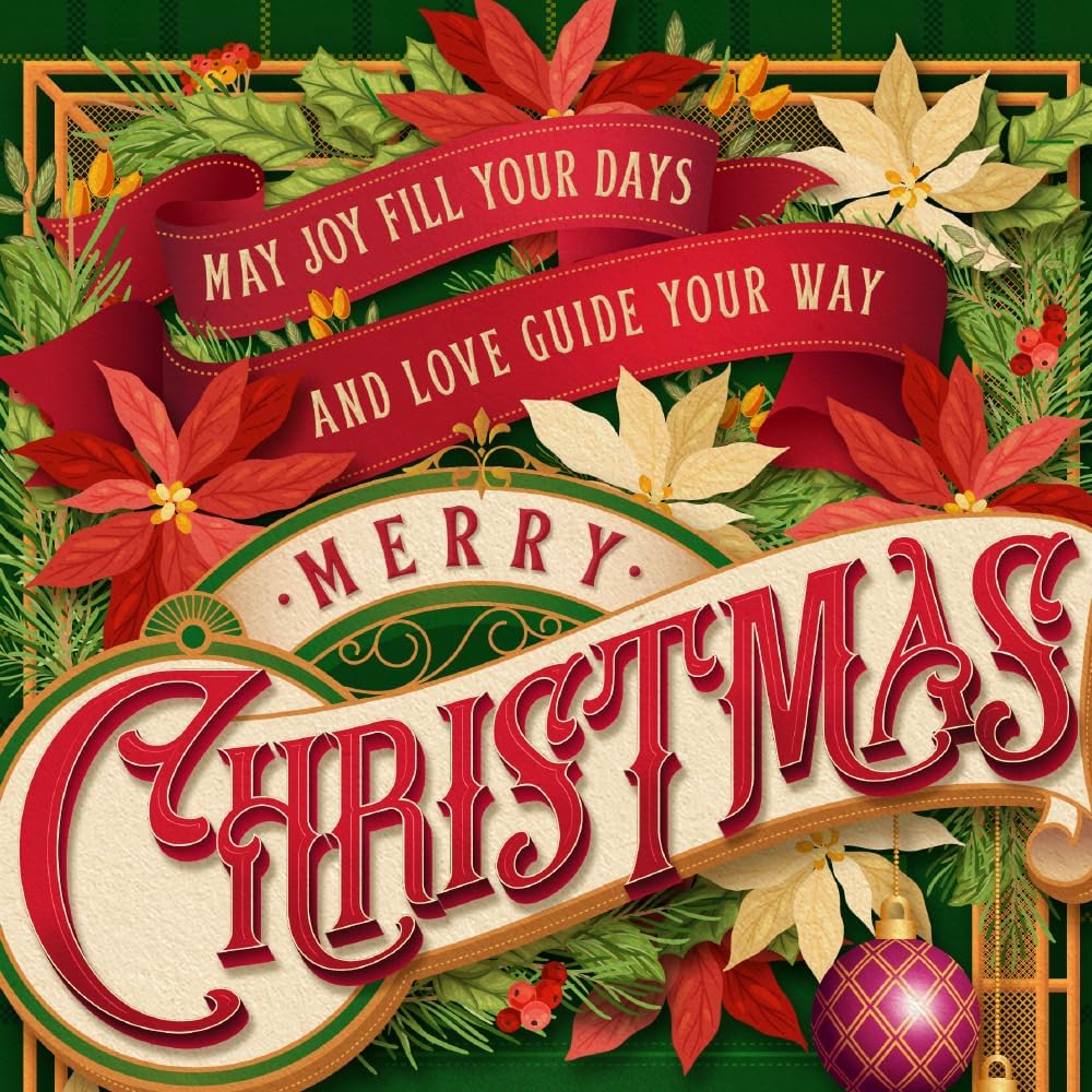 Prime Greetings Christmas Card for Son and Daughter-In-Law | Eco-Friendly Thick Card Stock, 5in x 7.75in