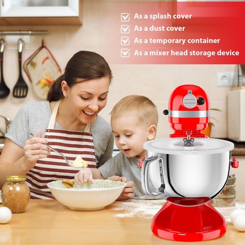 6QT Stainless Steel Bowl and Bowl Lid Covers for Kitchenaid Stand Mixers, Kitchen Aid Mixing Replacement attachment for 6QT Lift Mixer with Handle, Dishwasher safe.