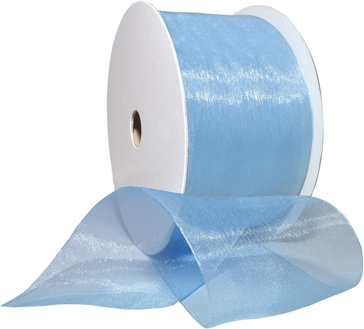 Red Organdy Nylon Ribbon - 5/8 Inch x 100 Yards | Morex 91803/100-609