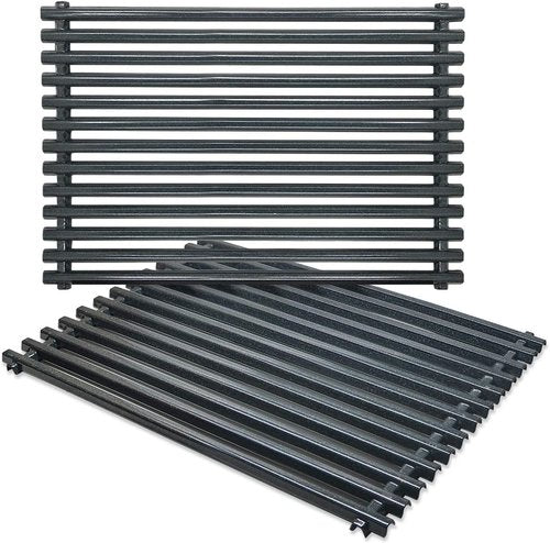 Antree 7525 Porcelain Enameled Grates - Durable Replacement for Weber Spirit 300 & Genesis Silver Gold B/C (17.4 x 11.8 x 0.25)