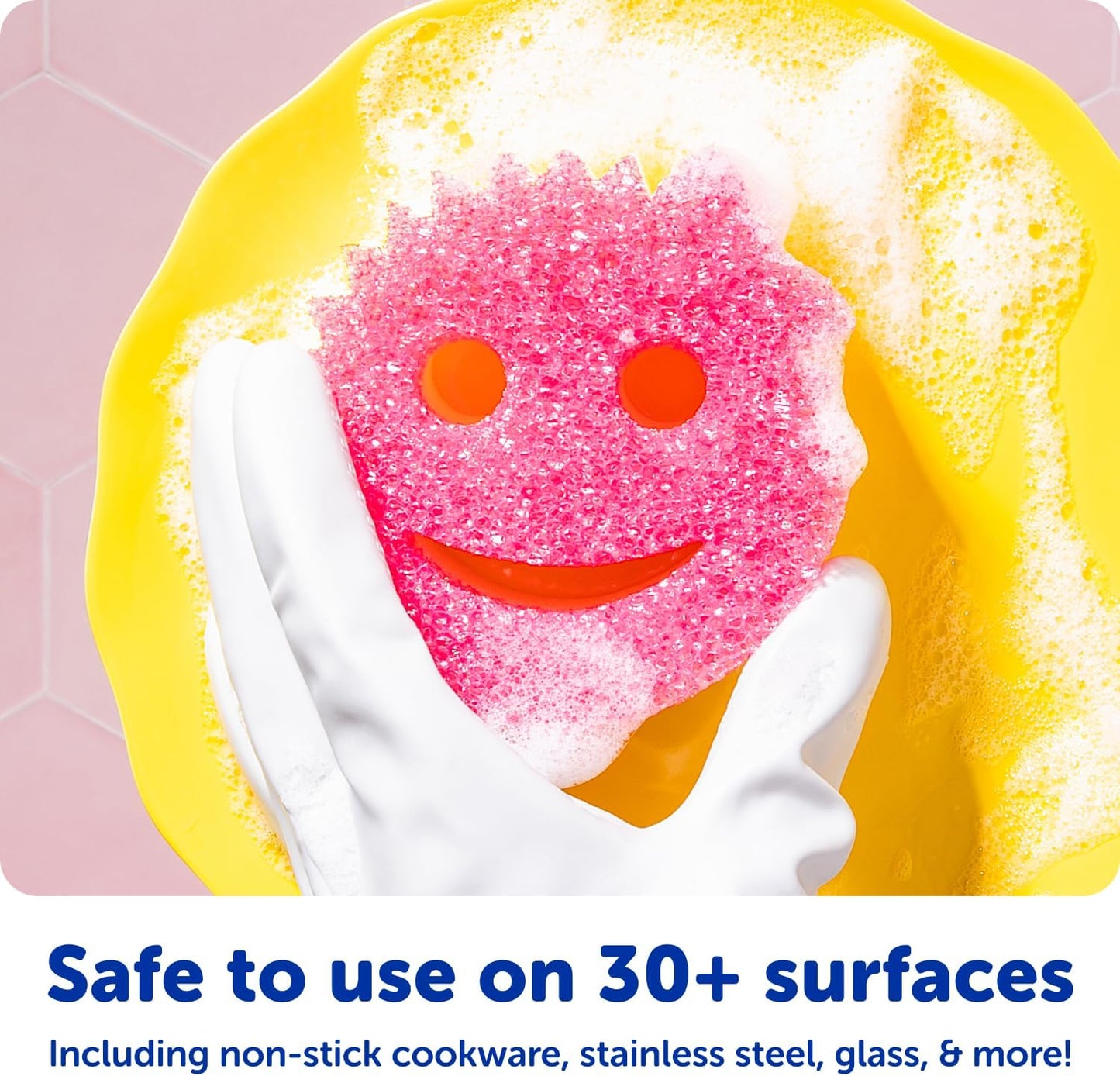 Scrub Daddy 8-Pack Sponges | Scratch-Free Kitchen Cleaning & Multipurpose Use - BPA Free, Stain & Odor Resistant