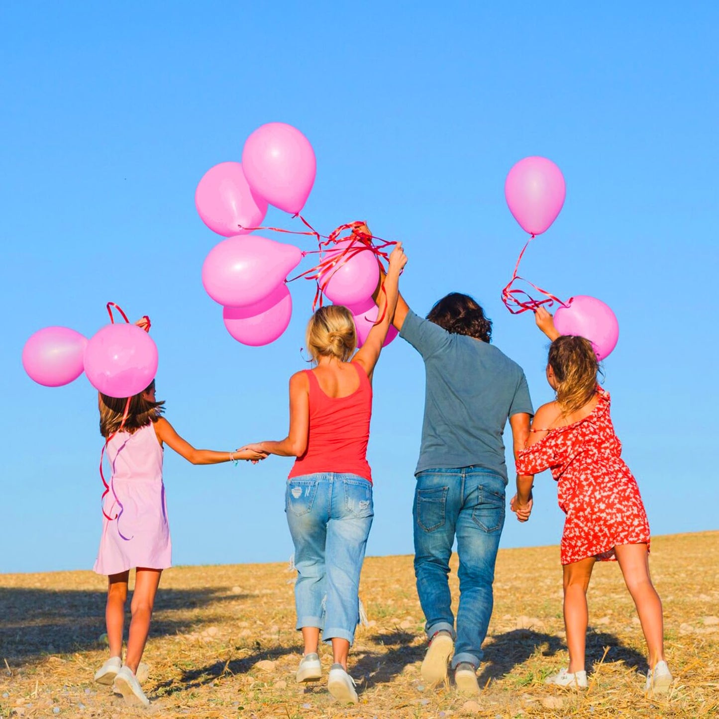 Pink Balloons Light Pink Birthday Decorations 100 Pack 12 inch Round Gender Reveal Ballons for Valentines Birthday Wedding Anniversary Baby Shower Gender Reveal Party Decoration
