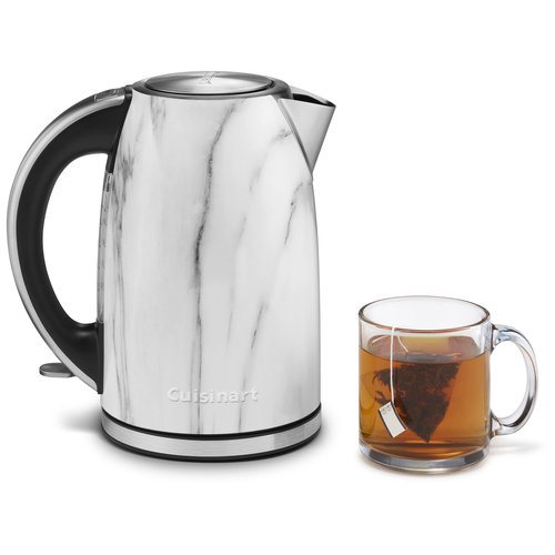 Cuisinart Electric Cordless 1.7-Liter Tea Kettle, Marble, JK17-MTG