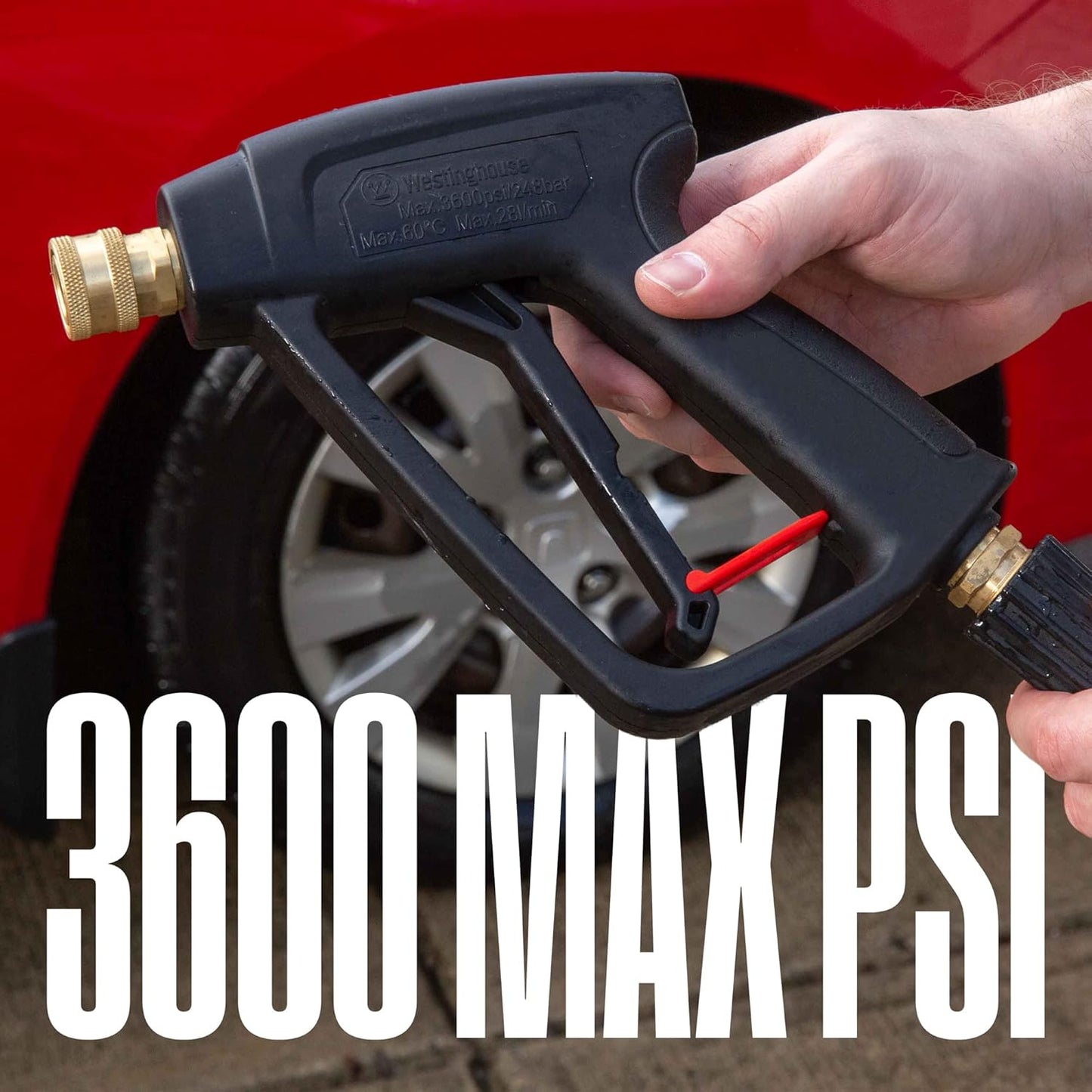 Westinghouse Pressure Washer Gun - 3600 PSI Max | M22 Connector for Gas & Electric Washers