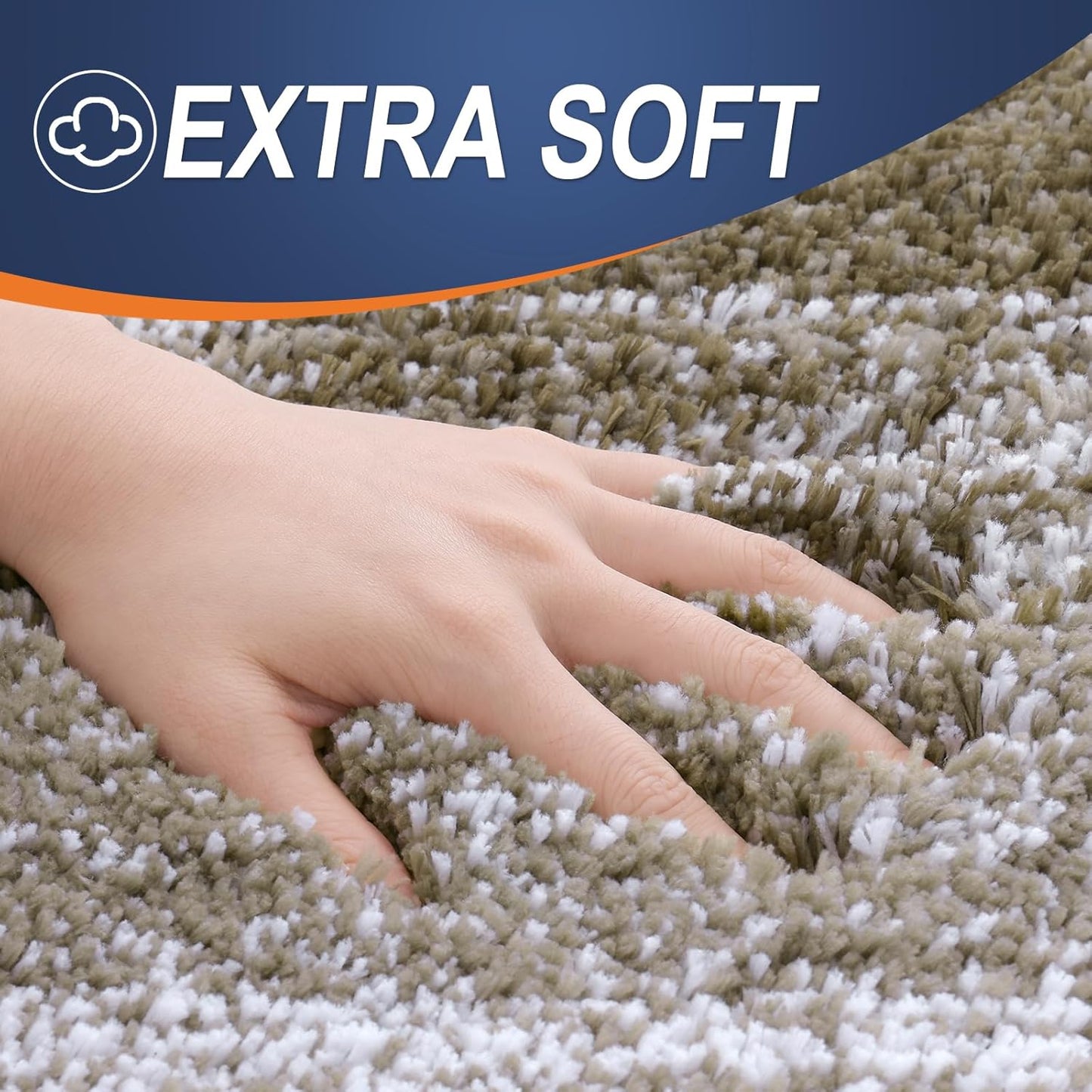 OLANLY Bath Rug Mat - Extra Soft Microfiber, Quick-Dry & Machine Washable | 24x16 Coffee Color