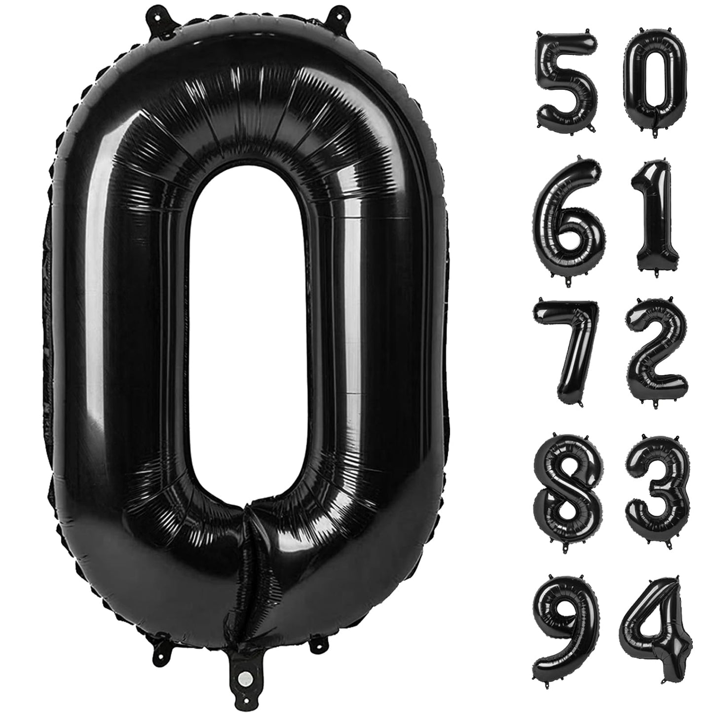 Black Number 29 Balloon 40 inch, 29 Number Balloons, 29th Black Birthday Decorations for Women Men, 29 Year Old Black Party Supplies