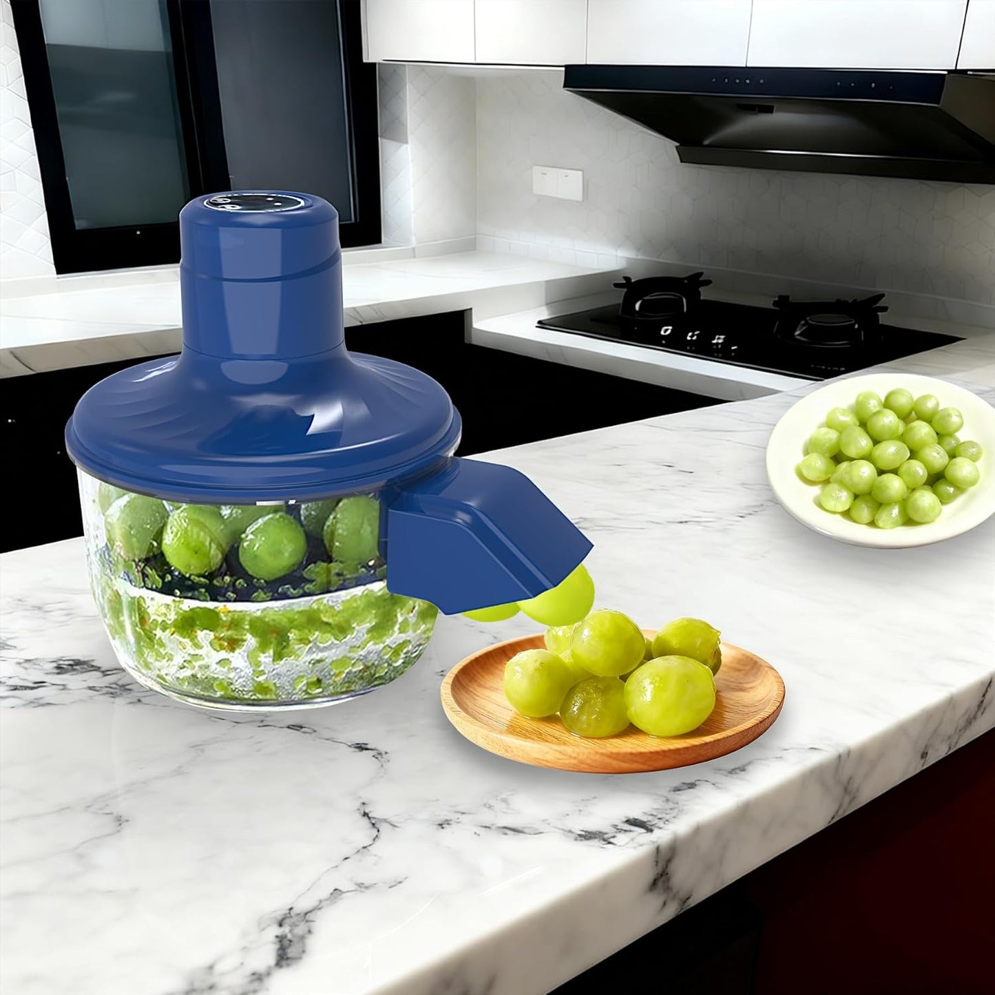Skiennix Automatic Grape Peeler - Efficient Electric Skin Remover for Small Fruits | Kitchen Gadget