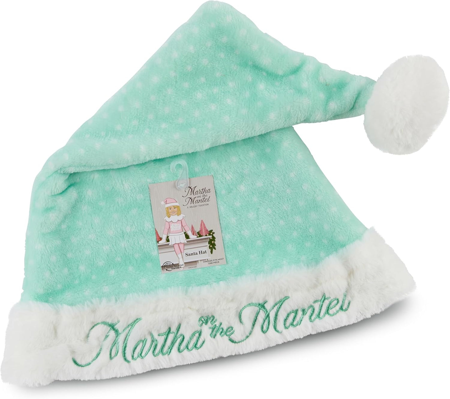 Martha Stewart Funny Santa Hat - Cool Christmas Hat for Adults | Holiday Xmas Costume Accessory