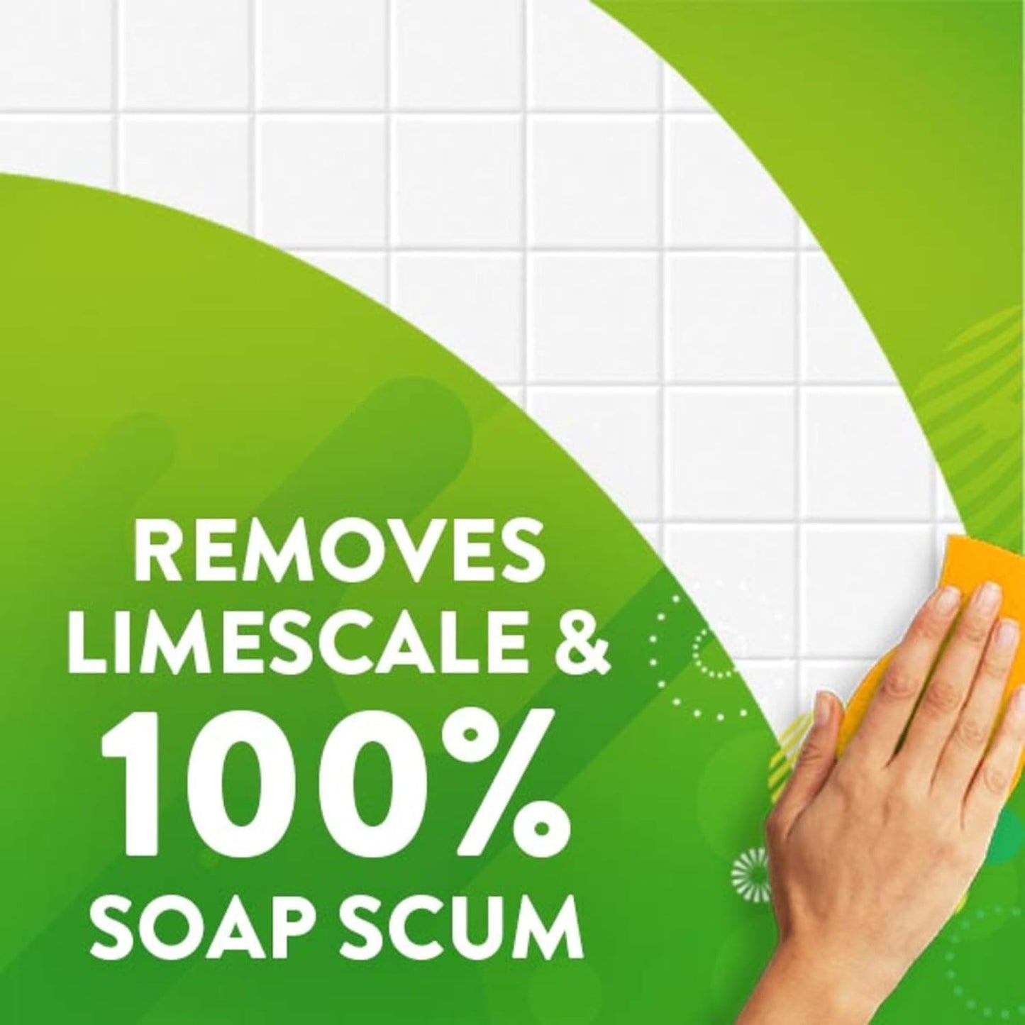 Scrubbing Bubbles Mega Bathroom Cleaner Spray - Foaming Action for Limescale & Soap Scum Removal | 32oz Rainshower Scent