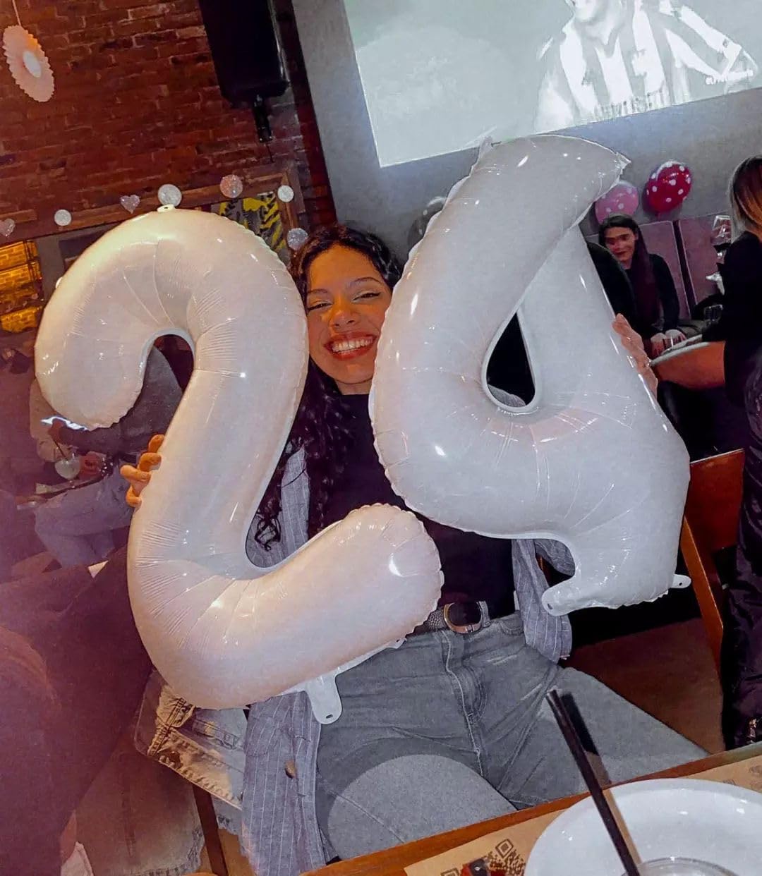 White Number 3 Balloon 40 Inch, 3rd Birthday Celebration Supplies for Girls Boys Women Men, 3 Balloon for Girls Boys Theme Party