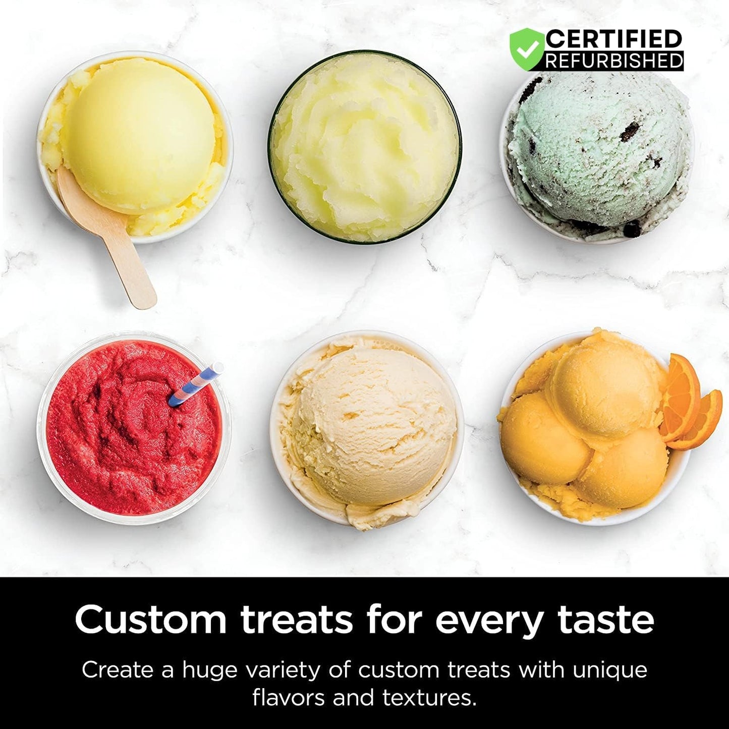 Ninja NC501 CREAMi Deluxe 11-in-1 XL Ice Cream Maker - Silver Bundle with 2-Year Protection Plan