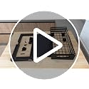 White 2-Pack Under Sink Organizer - 2 Tier Pull-Out Storage Cabinets with Adjustable Height