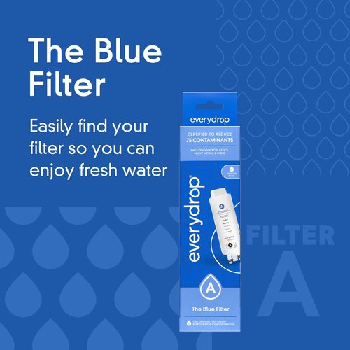 Everydrop by Whirlpool Refrigerator Water Filter - EDRARXD1, Single Pack for Clean, Fresh Water